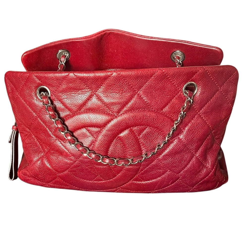 Chanel Burgundy Quilted Handbag
